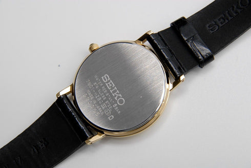 【 N MINT+++ w/ BOX 】 Vintage SEIKO 7N01-HZB0 32mm Gold Dial Quartz Men's Watch